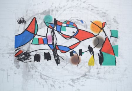 Grabado Miró - Gravure Pour Un Exposition - D606