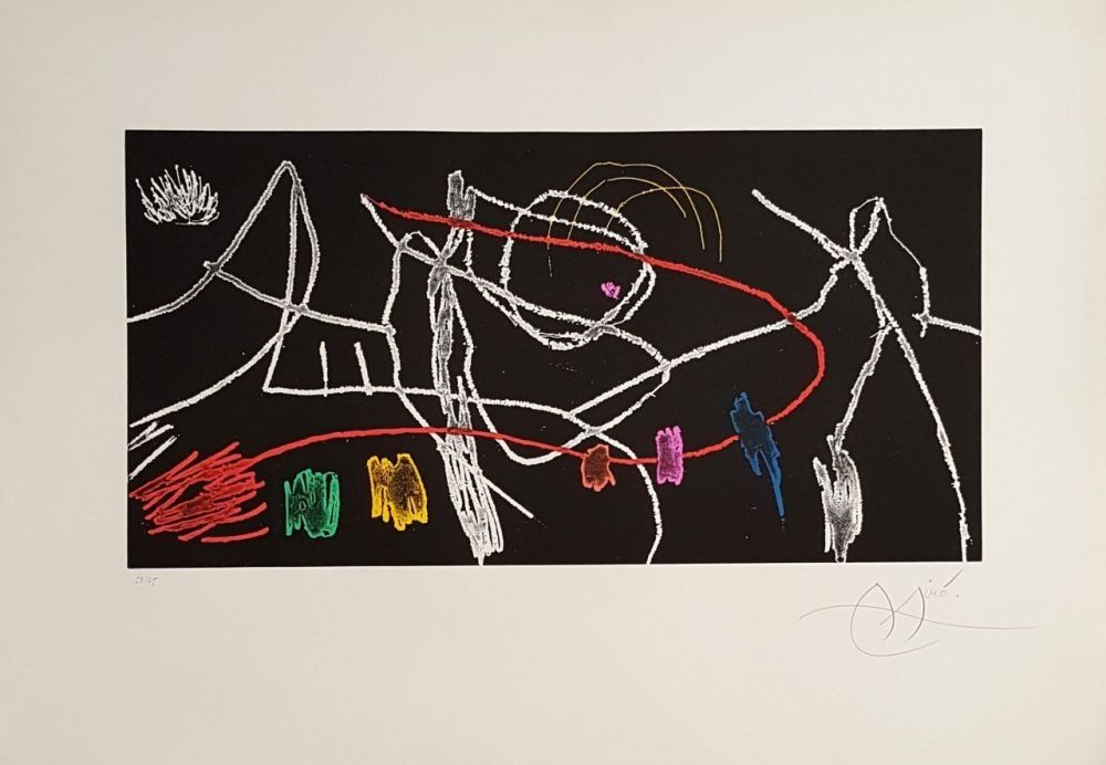 Grabado Miró - Gravure pour une exposition