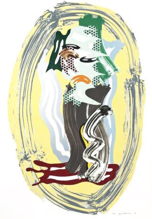 Múltiple Lichtenstein - Green Face