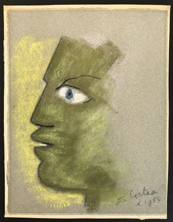 Sin Técnico Cocteau - Green Profile on Grey Background