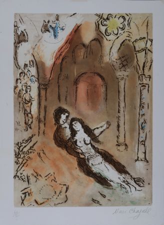 Aguafuerte Y Aguatinta Chagall - Grenade, Hand-Signed