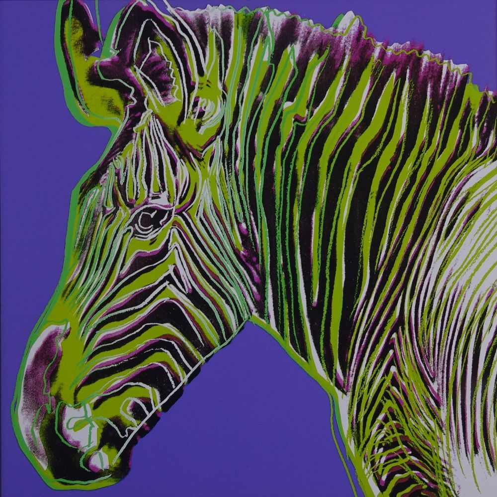 Serigrafía Warhol - Grevy’s zebra