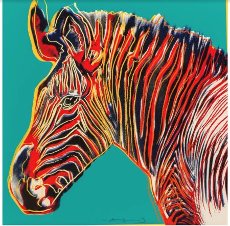 Serigrafía Warhol - Grevy's Zebra