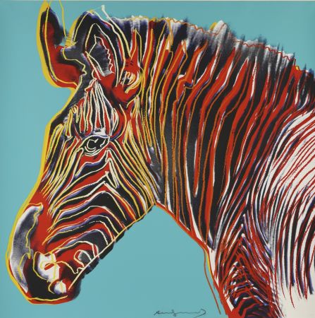Serigrafía Warhol - Grevys Zebra (FS II.300)