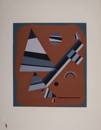 Serigrafía Kandinsky - Gris (Gray)  - 1953 