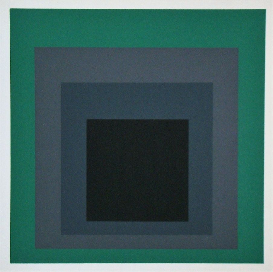 Serigrafía Albers - Grisaille and Patina, 1965