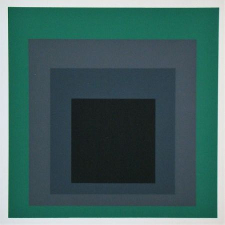 Serigrafía Albers - Grisaille and Patina, 1965