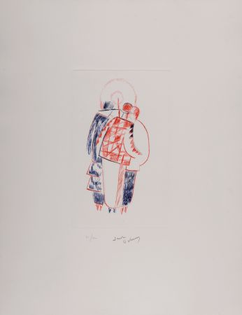 Aguafuerte Delaunay - Groupe de femmes, 1978 - Hand-signed
