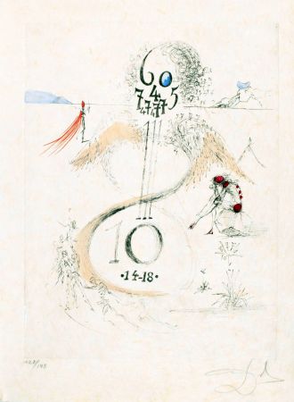 Aguafuerte Dali - Guerre de 1914-1918