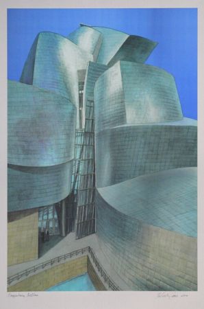 Litografía Haas - Guggenheim Bilbao