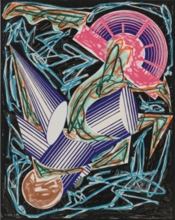 Múltiple Stella - Had Gadya: Front Cover, from Illustrations after El Lissitzky's Had Gadya