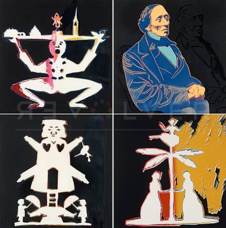 Serigrafía Warhol - Hans Christian Andersen Complete Suite (FS II.398-II.401)