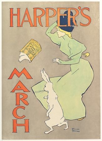 Litografía Penfield - Harper's March