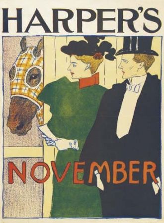 Litografía Penfield - Harper's November