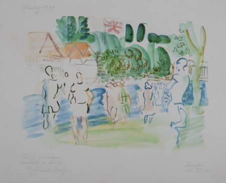 Litografía Dufy - Henley 1929, 1949