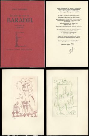 Libro Ilustrado Camacho  - Hervé Delabare : Les dits du sire de BARADEL. Eaux-fortes de Camacho (1968).