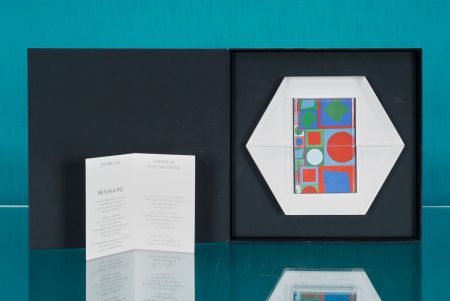 Libro Ilustrado Vasarely - Hexagone - 1988, Artbooks and Sculpture Hand-signed
