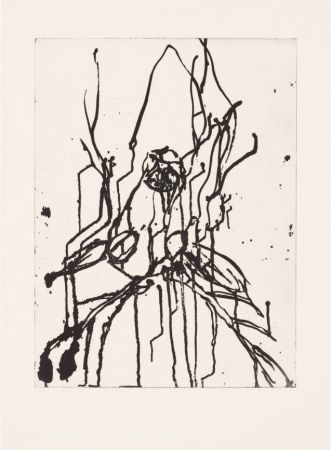 Aguatinta Baselitz - Hirsch I (black)