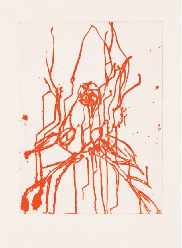 Litografía Baselitz - Hirsch I (rot)