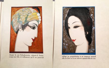 Libro Ilustrado Schmied - HISTOIRE DE LA PRINCESSE BOUDOUR. Conte des mille et une nuits. (1926)