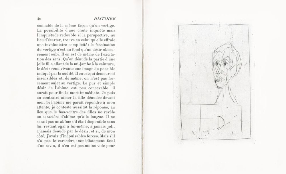 Aguafuerte Giacometti - Histoire de Rats