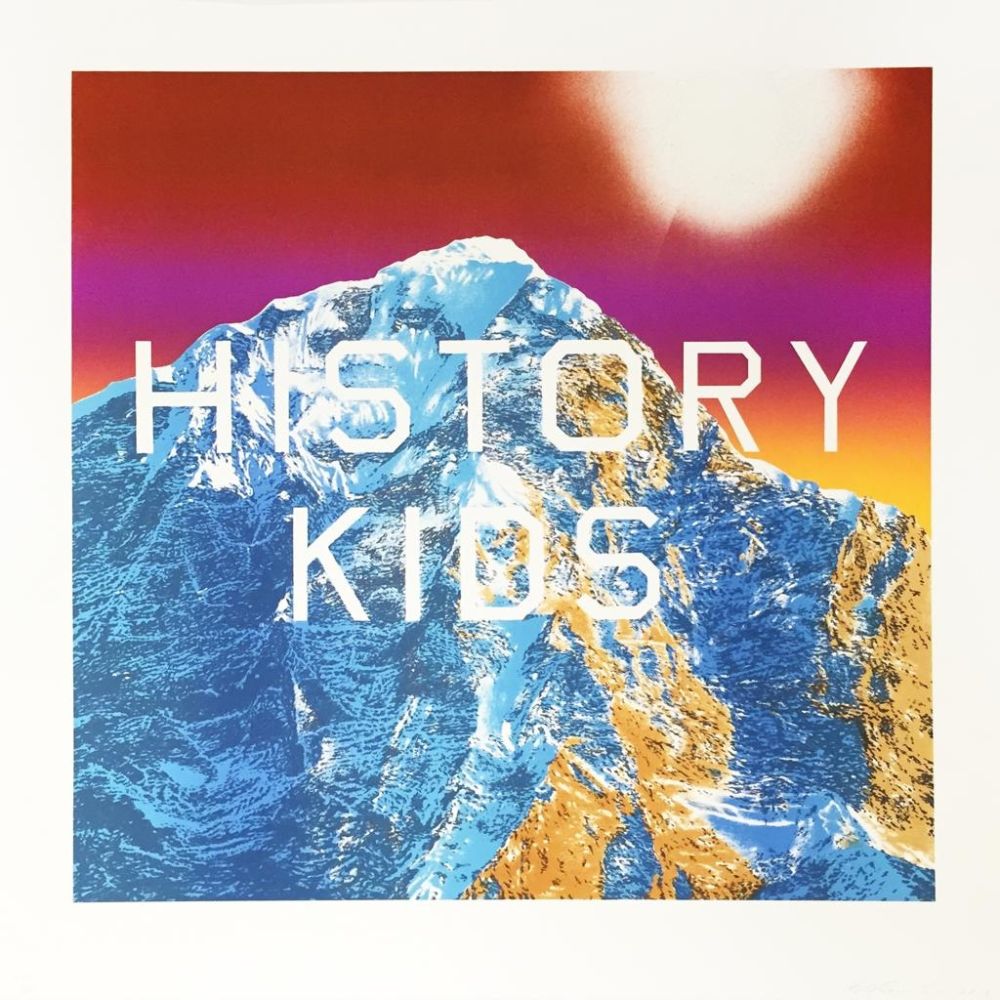 Litografía Ruscha - History Kids