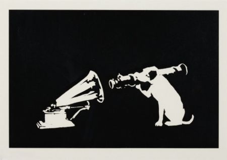 Serigrafía Banksy - HMV Dog