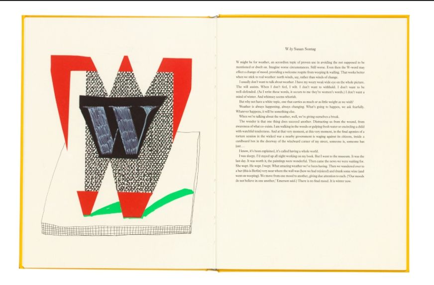 Múltiple Hockney - Hockney's Alphabet. 1991. Signed. 