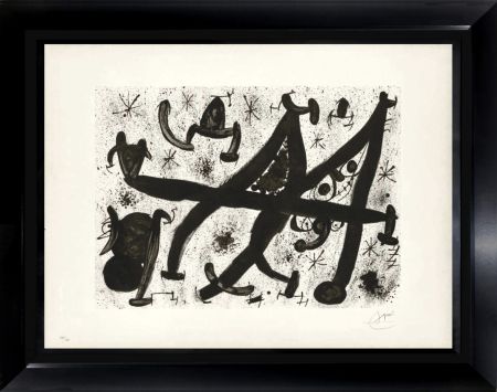 Litografía Miró - Homage to Joan Prats