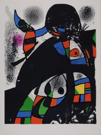 Litografía Miró - Homage to San Lazzaro, 1975