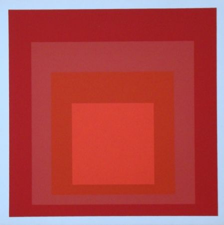 Serigrafía Albers - Homage to the Square - R-III a-4, 1968