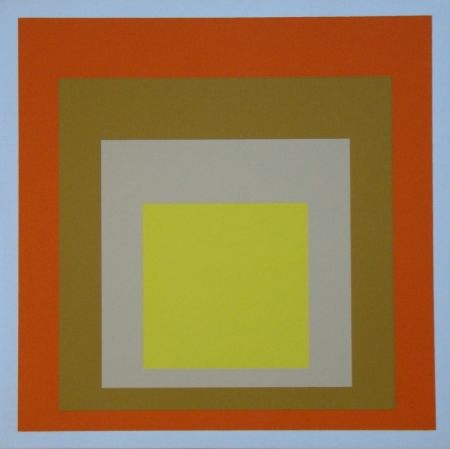 Serigrafía Albers - Homage to the Square - Yes Sir, 1955