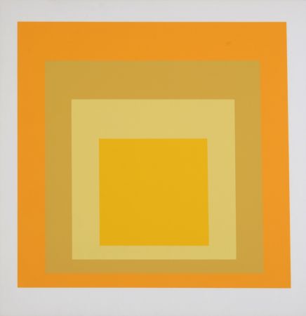 Serigrafía Albers - Homage To the Square (A), 1971