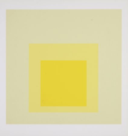 Serigrafía Albers - Homage to the Square (D), 1971