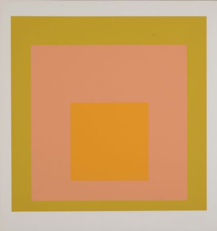 Serigrafía Albers - Homage to the Square (D), 1971