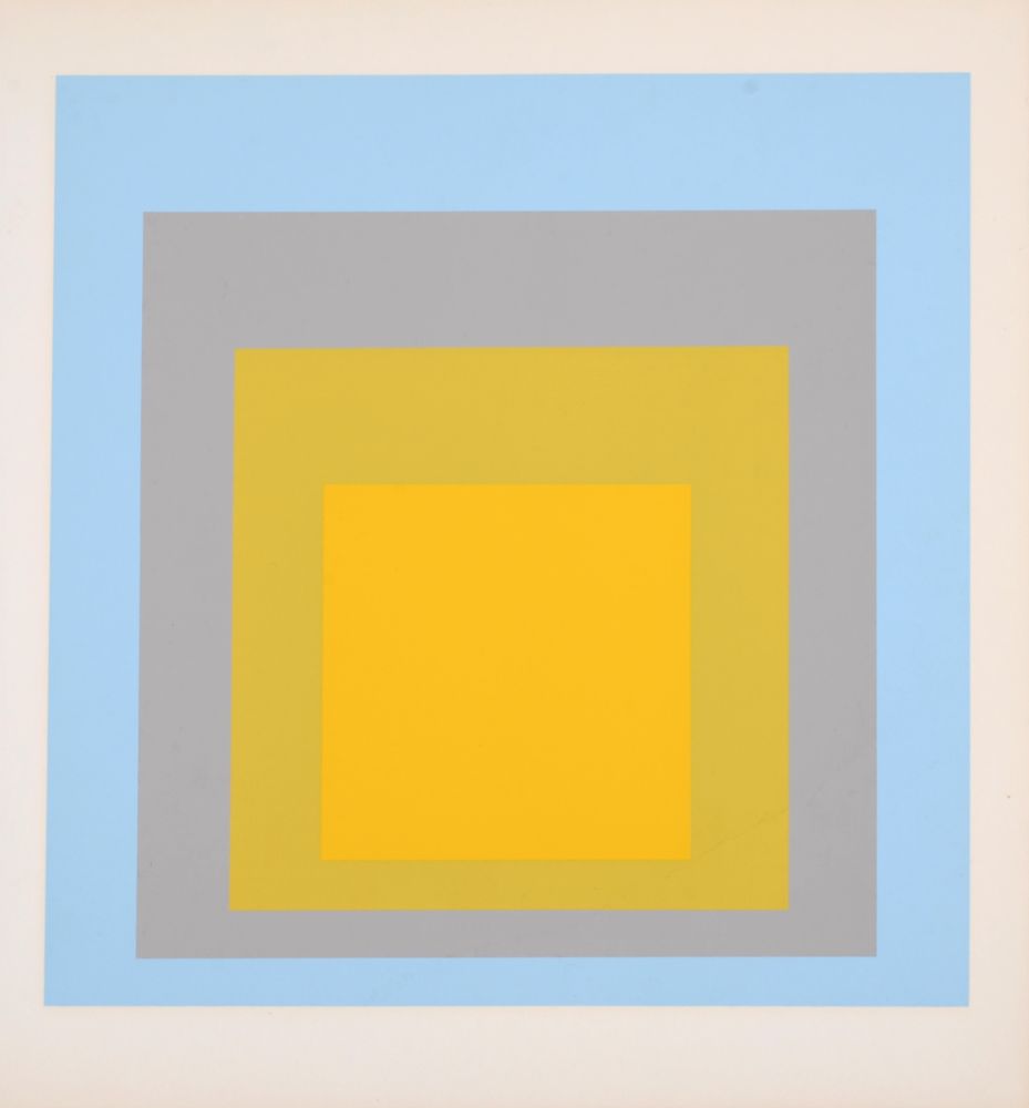 Serigrafía Albers - Homage To the Square (F), 1971