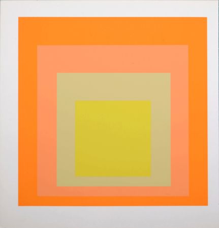 Serigrafía Albers - Homage To the Square (G), 1971