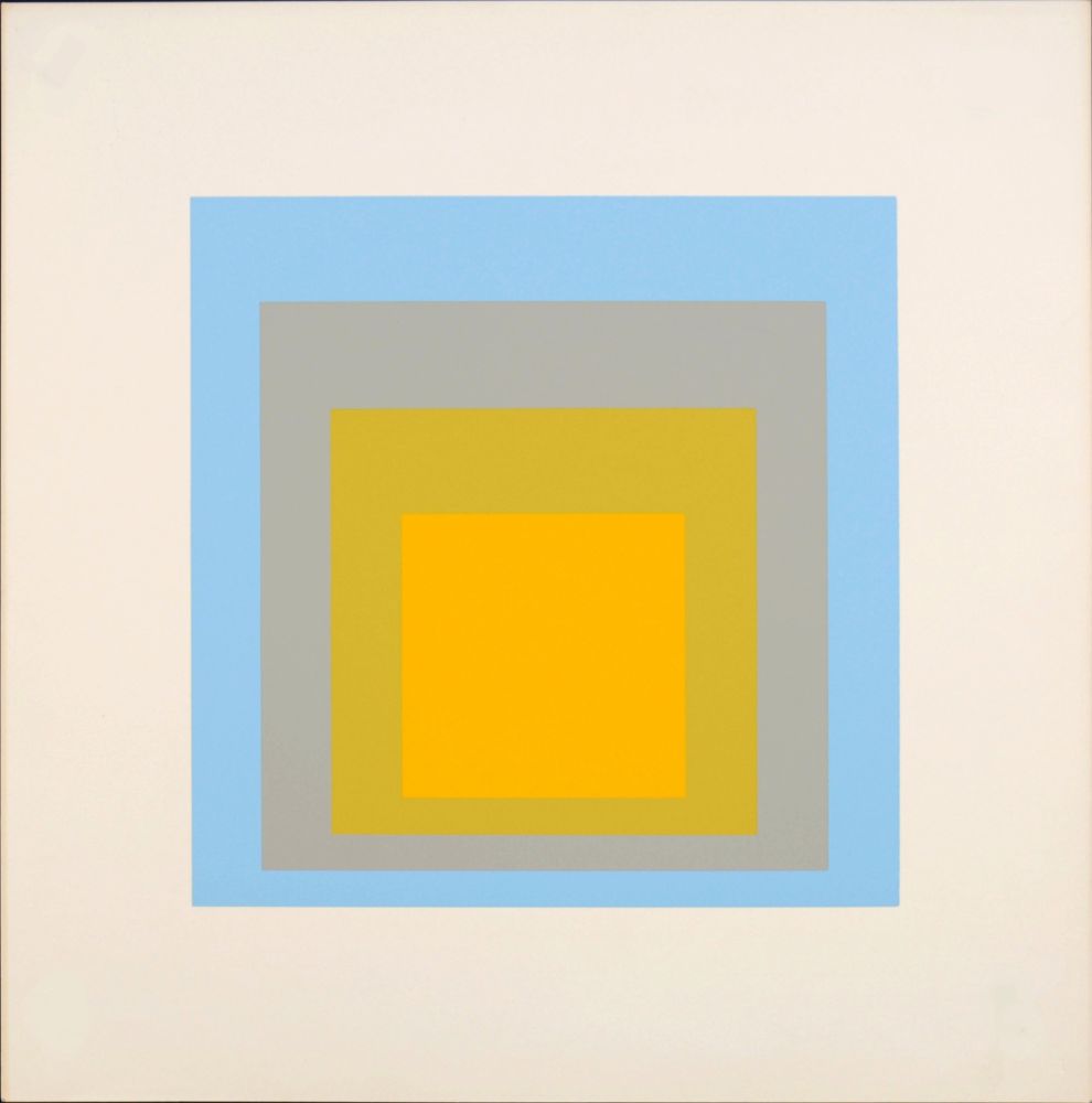 Serigrafía Albers - Homage to the Square: Ten Works by Josef Albers (#I), 1962