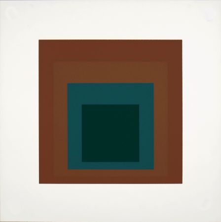 Serigrafía Albers - Homage to the Square: Ten Works by Josef Albers (#IX), 1962