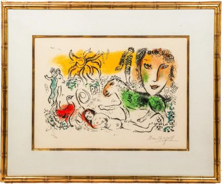 Litografía Chagall - Homecoming (The Green Horse)