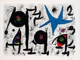 Litografía Miró - Homenaje a Joan Prats