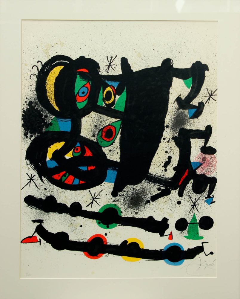 Litografía Miró - HOMENAJE A JOSEP LLUIS-SERT