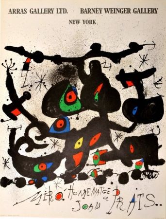 Cartel Miró - Homenatge a Joan Prats Arras Gallery