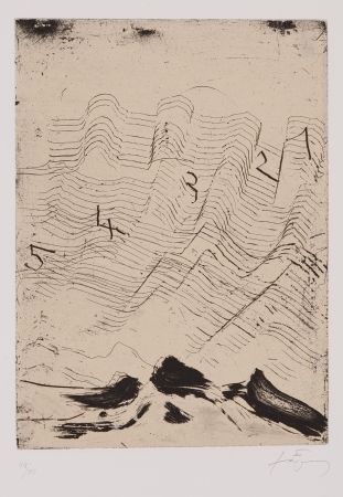 Aguafuerte Y Aguatinta Tàpies - Homenatge a Max Ernst