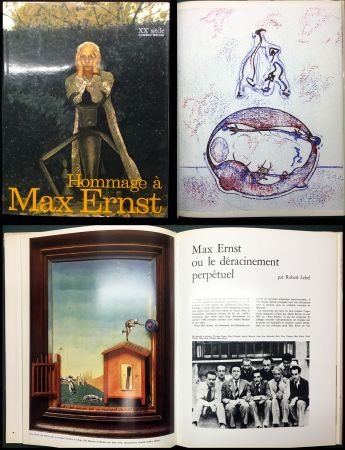 Libro Ilustrado Ernst - HOMMAGE A MAX ERNST - XXe Siècle - N° spécial 1971.