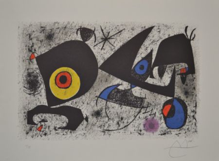 Litografía Miró - Hommage A Miro - M868
