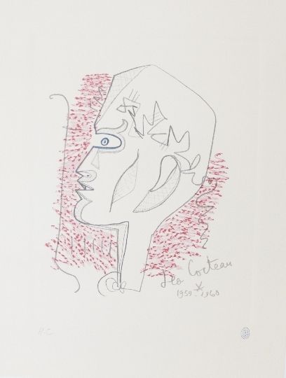 Litografía Cocteau - Hommage Jean Cocteau 17