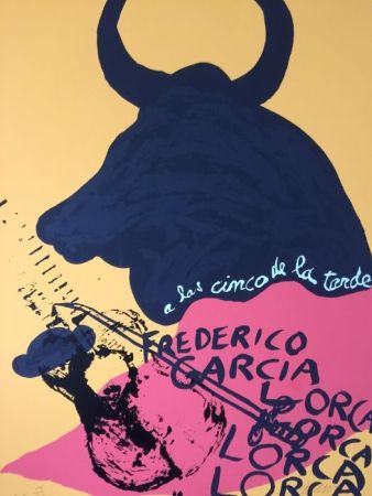 Serigrafía Arman - Hommage to Federico Garcia LOrca