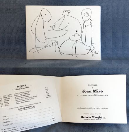 Sin Técnico Miró - HOMMAGE À JOAN MIRO à l'occasion de son 90e anniversaire (1983)