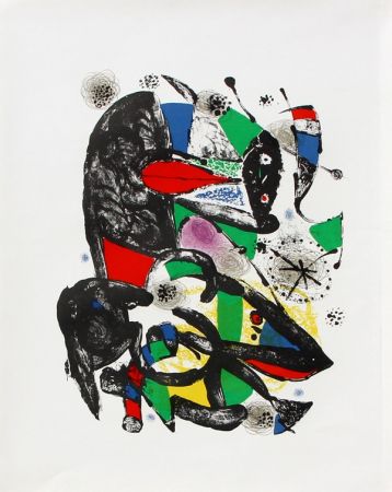 Litografía Miró - Hommage à Dorothea Tanning